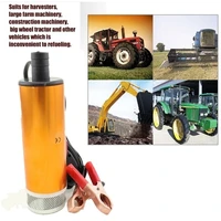 portable 38mm 12v 24v dc electric submersible diesel oil water pump mini multifunctional electric oil pump