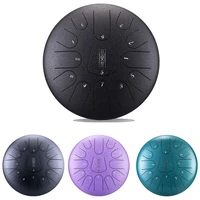 12 inch 13 note steel tongue drums percussion musical instruments hand pan tank drum with a carry bag drumsticks handpan