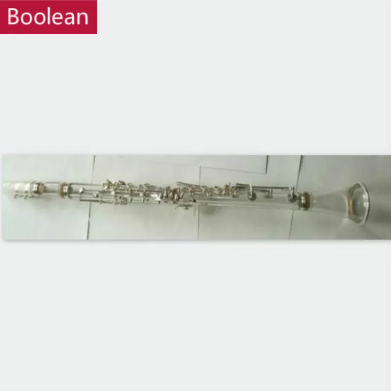 Акриловый прозрачный BB 17-кнопочный кларнет с посеребренным ключом | Спорт и