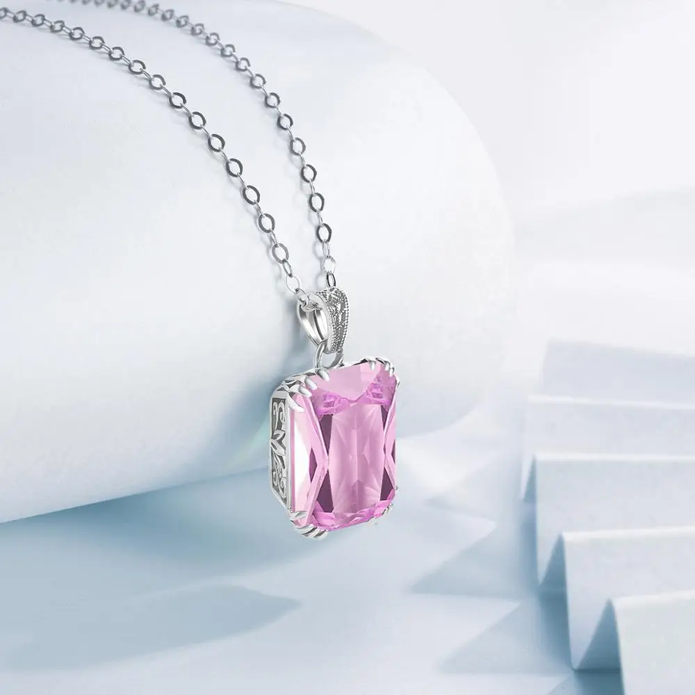 2020 Подвески Серебро 925 Оригинальные Серебряные Kawaii розового цвета с украшением в