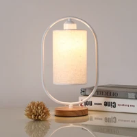 1pc e27 nordic simple bedroom bedside desk lamp stepless dimming led chinese style lamp warm remote lighting decoration lampa b