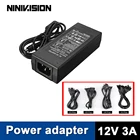 Самая низкая цена! Лидер продаж 2021, 12 В, 3 А, 36 Вт, адаптер питания переменного тока для камеры видеонаблюдения со светодиодной лентой 2,1 и 2,5 мм