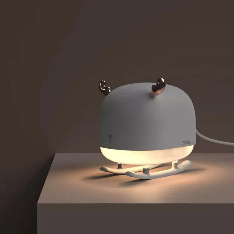 Новые Xiaomi Mijia увлажнитель 260 мл светодоидный олень USB домашний увлажнитель воздуха Воздухоочистители атмосферный ночник