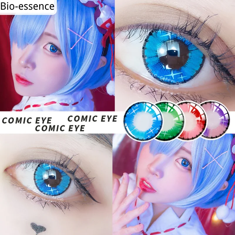 

Bio-essence 2Pcs/Pairs Color Contact Lenses For Eyes Colored Spark Series Yearly Lentillas Belleza Lentilles De Contact Cosplay