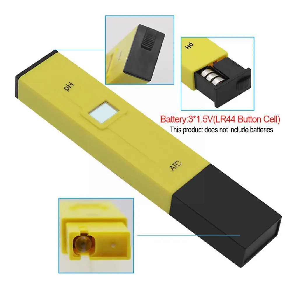 PH-метр Y5I9 цифровой с ЖК-дисплеем Электрический измерительный прибор значение PH