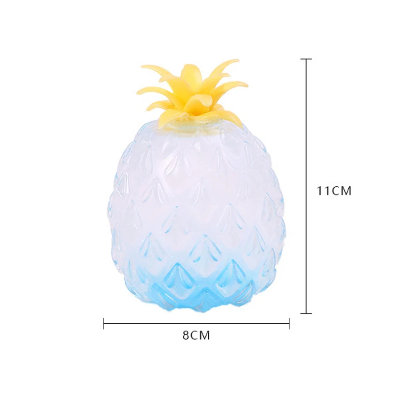 

Fun Soft Pineapple Anti Stress Ball Stress Reliever Toy for Children Adult Fidget Squishy Antistress Transparen Sensory Toy Gift