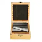 18 шт. высокоточные тиски, Параллельные пластины, калибровочные Блоки 4x100 мм 10-42 мм, ЧПУ тиски, фрезерные колодки, набор ручных инструментов для шлифовки и фрезерования