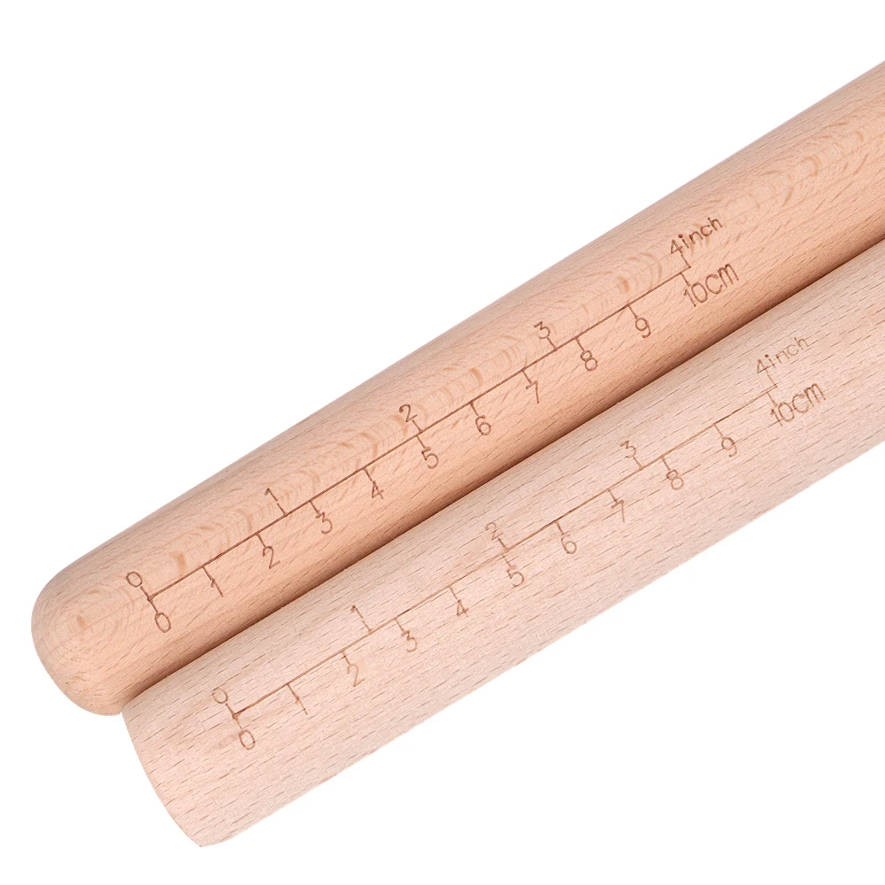 Антипригарный деревянный штифт для раскатки с чехлом 38 см/30 см инструмент
