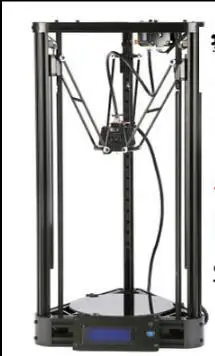 Трехмерный принтер kossel высокая точность большой размер для коммерческого дома