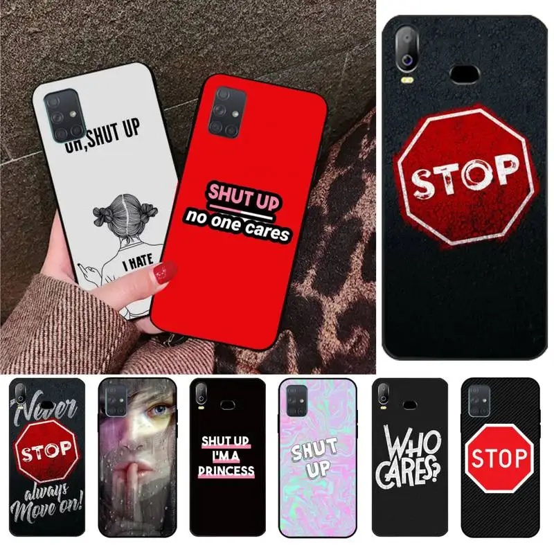 Чехол для телефона Who cares черный мягкий силиконовый чехол Samsung A10 A20 A30 A40 A50 A70 A80 A71 A51