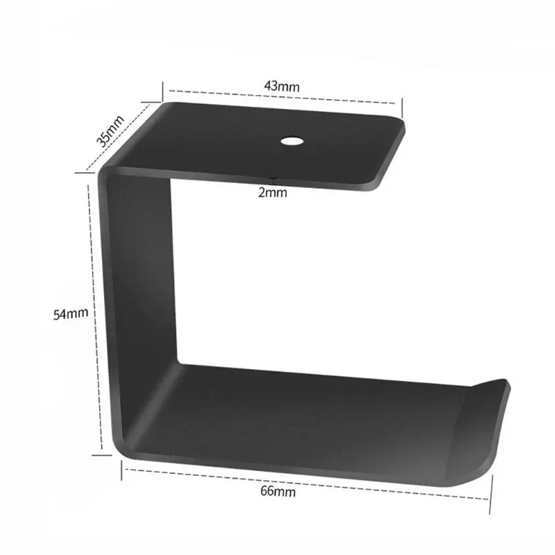 

Aluminum Headphone Holder Hanger Wall Mounted Earphone Headset Storage Rack