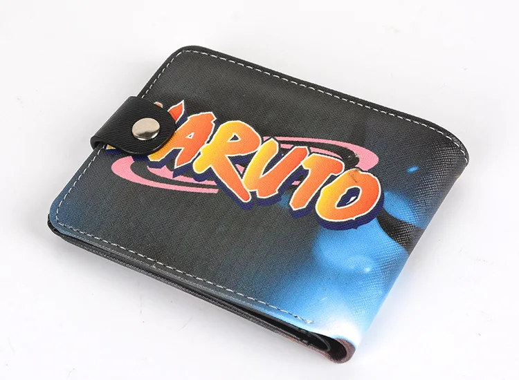 Аниме героя мультфильма Саскэ Утиха Косплэй PU короткий кошелек 2 стиля портмоне
