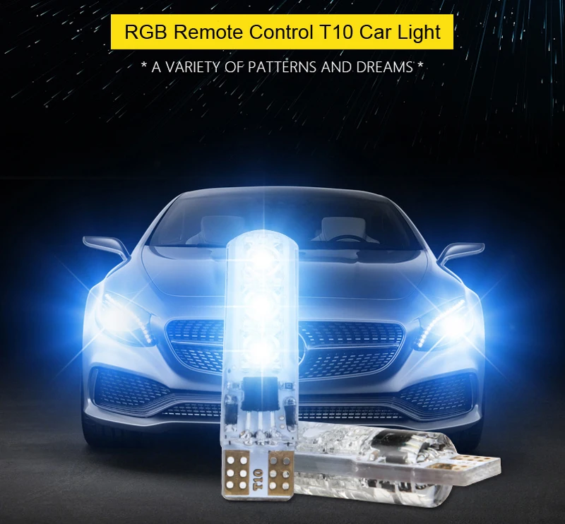 T10 W5W автомобилей Canbus светодиодный RGB Автомобильные стояночные огни для Citroen C4 C5 C3 Grand Picasso Berlingo Xsara Saxo C1 C2 ds3
