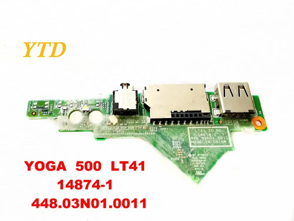 Оригинальная USB плата для Lenovo YOGA 500 аудиоплата yoga LT41 14874 1 448.03N01.0011 протестирована