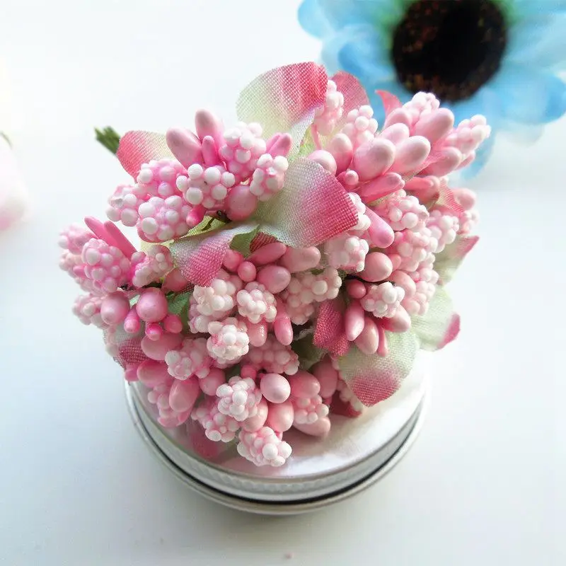 Искусственные гипсовые бутоны из бисера искусственные мини с тычинками в виде