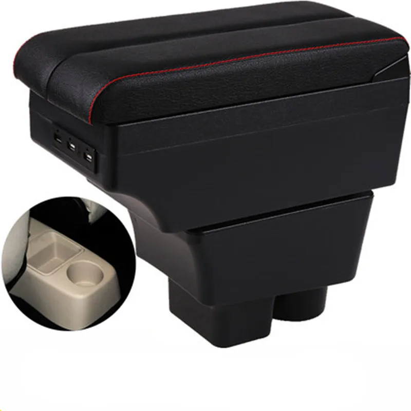 Подлокотник для Skoda Fabia 2008 2014 центральный контейнер хранения с USB