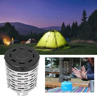 outdoor 360 heating stove degree heat transfer camping stainless steel mini warmer heating stove tent portable outdoor supplies