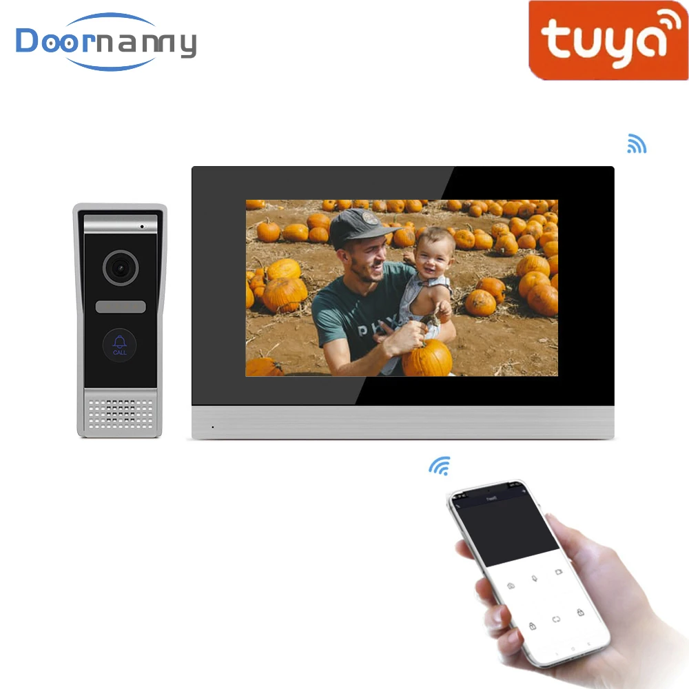 Doornanny 10 дюймов Tuya Smart IP видео домофон система дверной звонок для дома квартиры Wifi