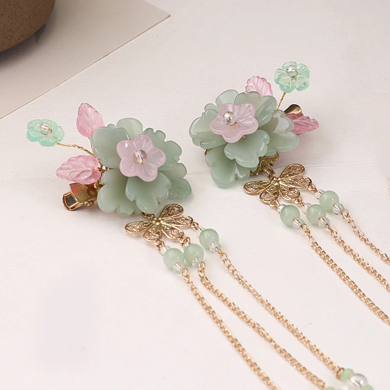 1 пара креативных старых кисточек для шагового коктейля аксессуары волос Hanfu