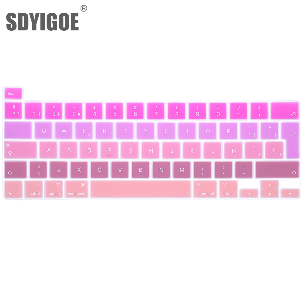 For Apple laptop keyboard protective film Macbook pro13/16 M1 2020 A2338A2889A2251A2141 Chile Spain Peru keyboard cover silicone