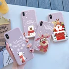 Чехол для iPhone 13, 12, 11 Pro, X, XR, XS Max, Mini, SE 2020, 5, 5S, 7, 8, 6, 6S Plus, с изображением рождественского оленя
