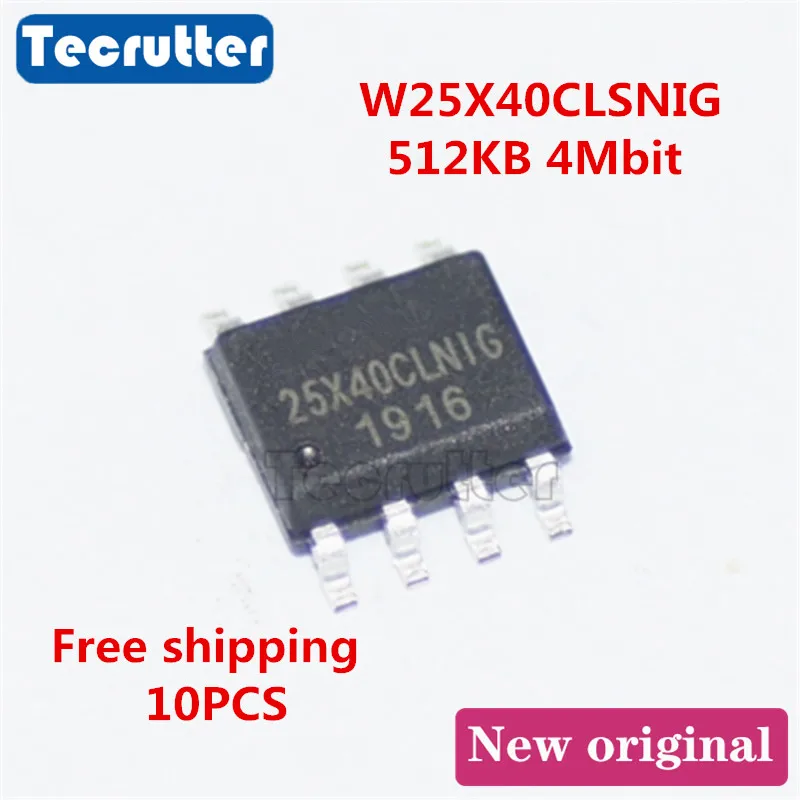 5 шт. W25X40CLSNIG 25X40CLNIG 4 Мбит 512KB 25X40 SPI флэш память Бесплатная доставка|Запасные части| |