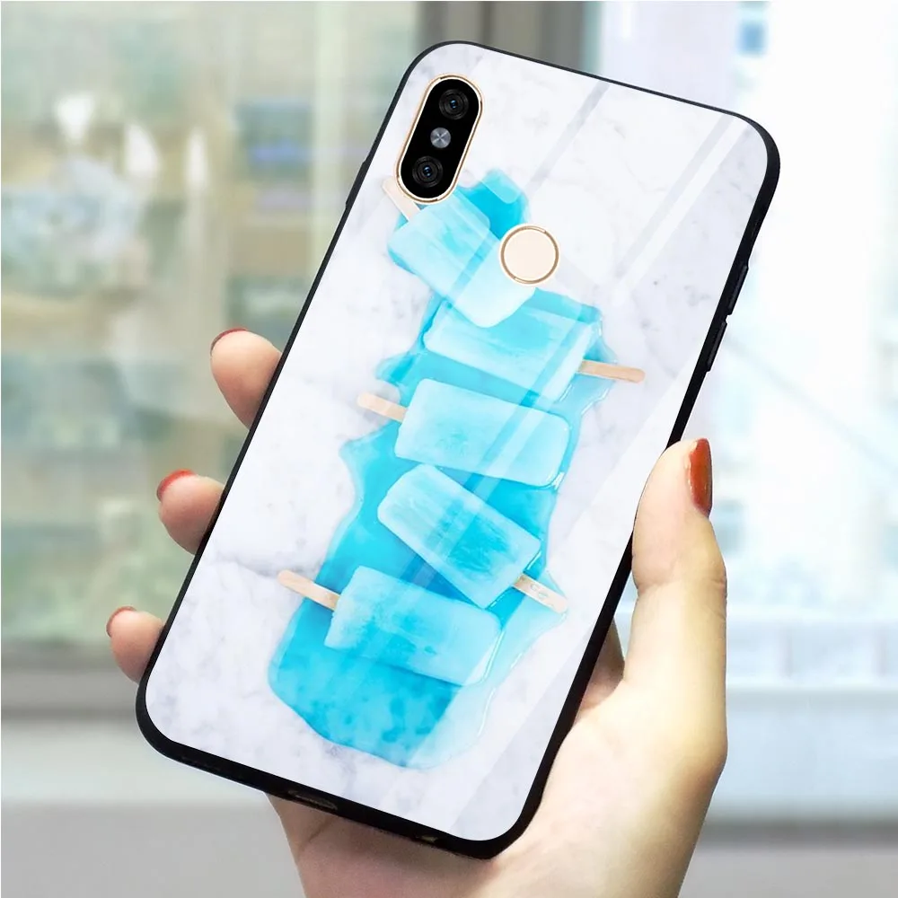 Чехол для телефона с изображением летнего мороженого Redmi 4X чехол из закаленного