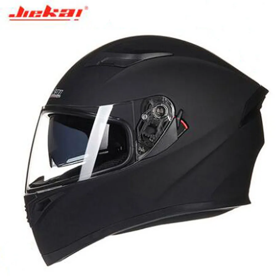 JIEKAI полное лицо с прозрачными противотуманными линзами мотоциклетные шлемы для