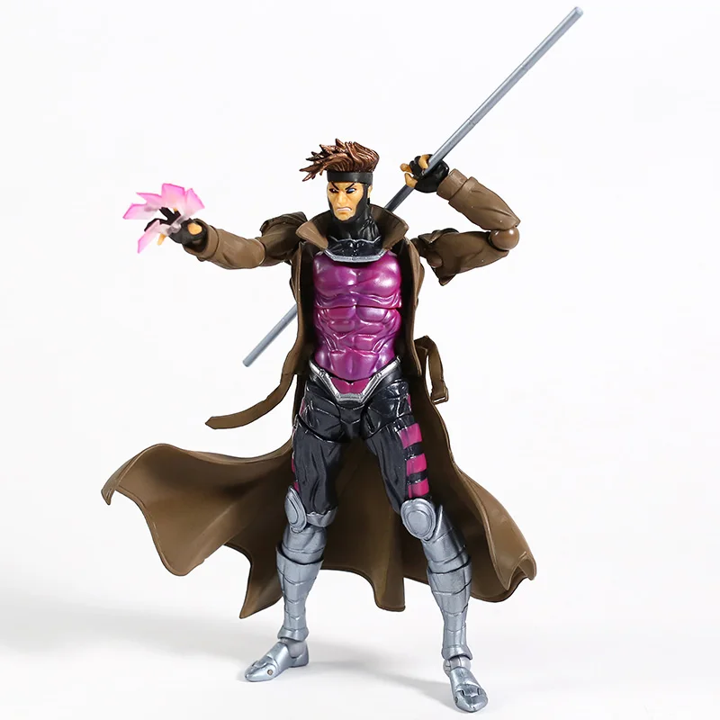 Marvel Amazing Yamaguchi Revoltech GAMBIT X-MEN серии NO.012 фигурка коллекция игрушек кукла подарок