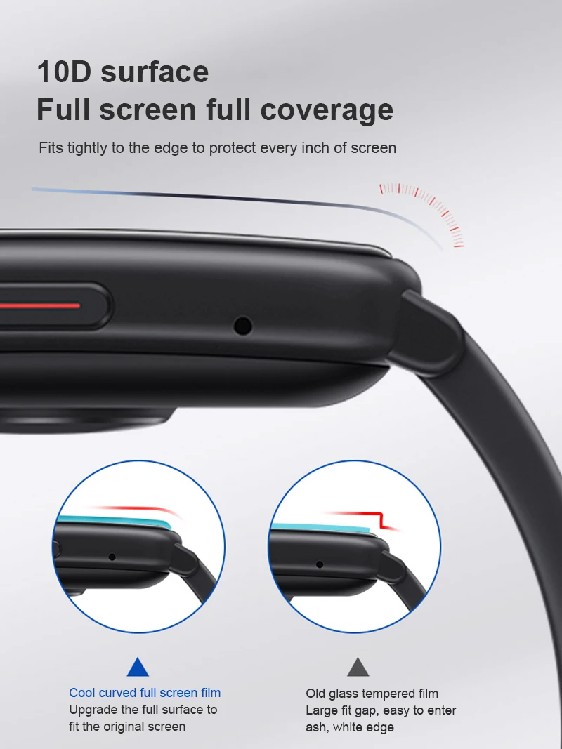 

Smart Watch Protective Film For Huawei Watch Fit /Honor Watch ES 3D Curved Edge HD Screen Protector Film Full Screen Protector