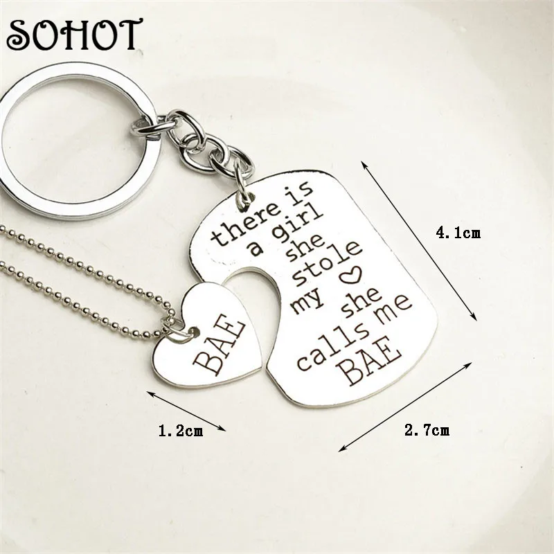 SOHOT ожерелье с подвеской в виде сердца для папы и мамы брелок набор украшений