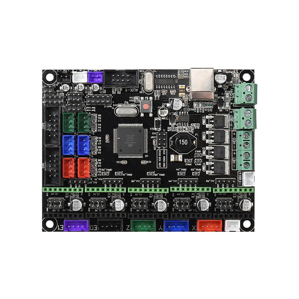 GEN-L V1.0 Motherboard 3D Printer Board with TFT32 3.2 Inch Full Color Touch Screen Set Support U Disk Power Cut Memory Function |