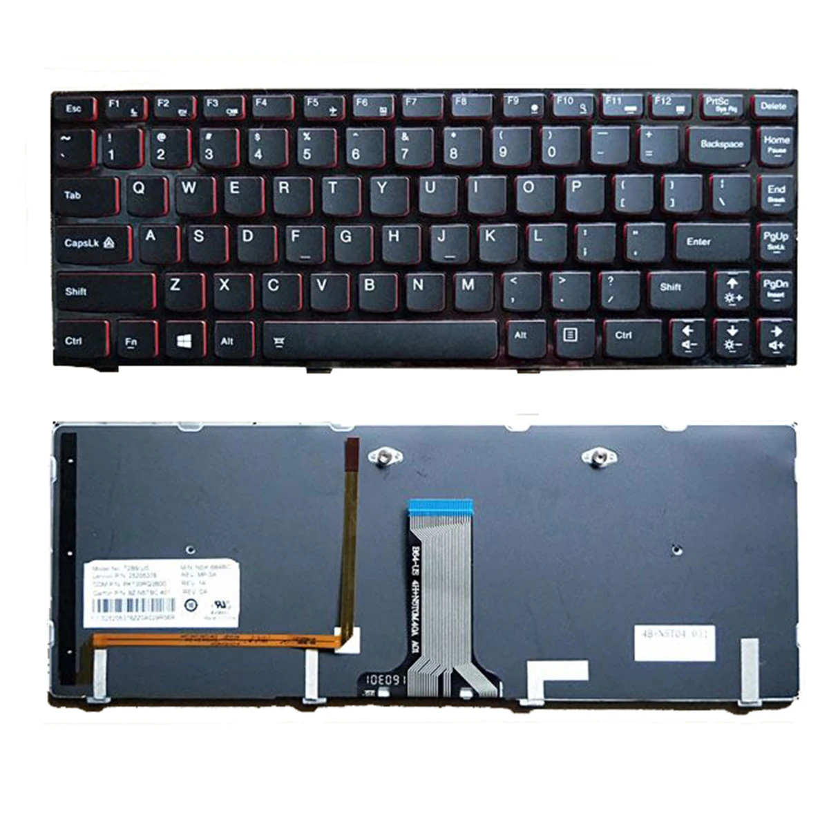 

New Keyboard FOR LENOVO Y400 Y410 Y430P Y400P Y410P Y400N Y410N US Backlight laptop keyboard