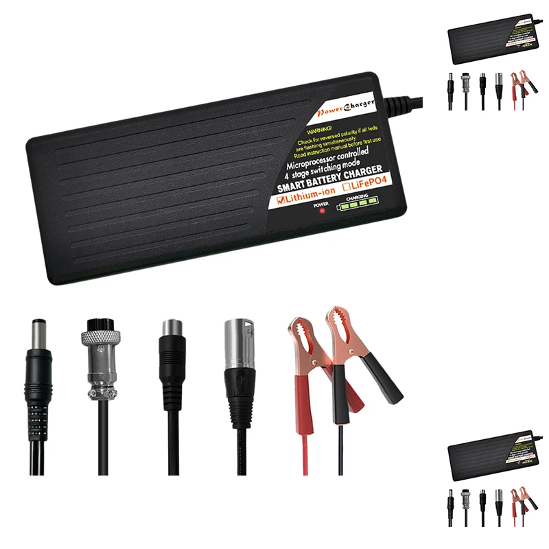 

Зарядное устройство для литий-ионных аккумуляторов 42 в, 2 А для электрического велосипеда, зарядное устройство для литиевых аккумуляторов ...