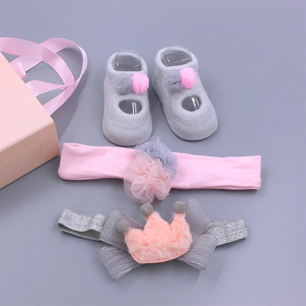 Новая модная детская лента для волос противоскользящая обувь девочек