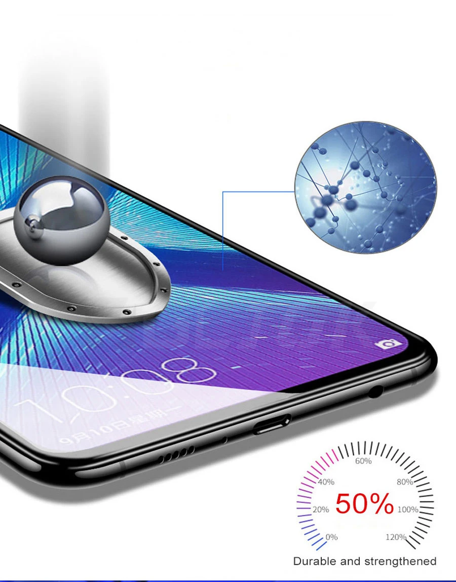 3D закаленное стекло для huawei P smart Z протектор экрана для honor 10 20 Lite honor view 20 V20 9X 8X 8A 8C защитное стекло