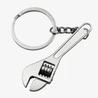 Мини-ключ, брелок из нержавеющей стали, автомобильный брелок, брелок, портативный ручной инструмент, регулируемый ключ, брелок