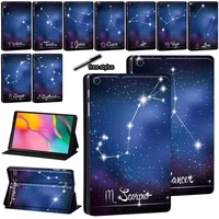 tablet case for samsung galaxy tab a 8 09 710 110 5tab e 9 6tab s5e 10 5s6 lite 10 4star sign print pattern cover