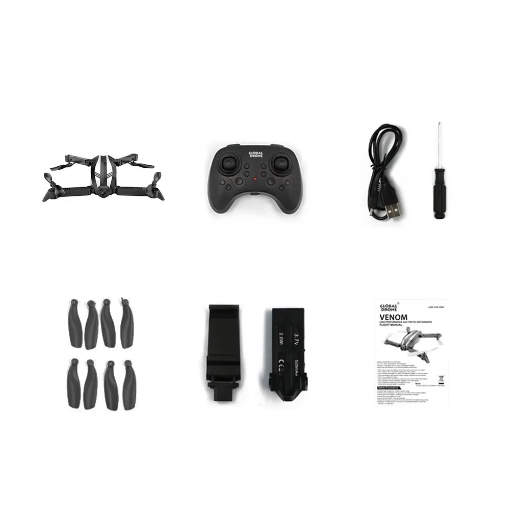 Ocday пульт дистанционного управления GW68 FPV 480P/720P Камера дрона с дистанционным