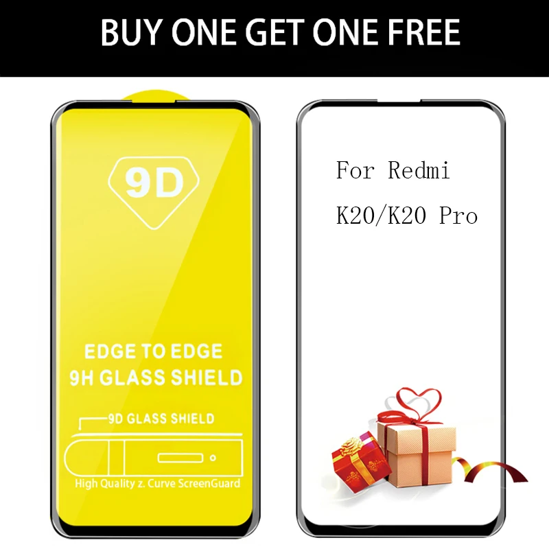 

For Xiaomi Redmi K20 Pro Tempered Glass K 20 Full Cover Screen Protector MOFi Original Front Black Guard Redmi K20 Glass Film