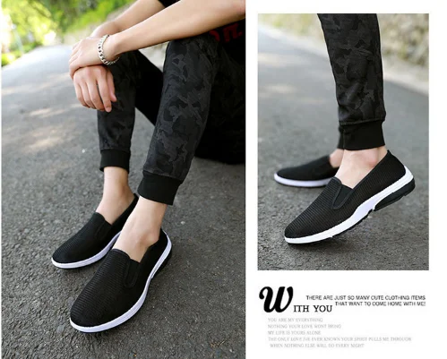 

10890-Trendy brand canvas shoes men's summer wild men's shoes ins Korean trend casual shoes
