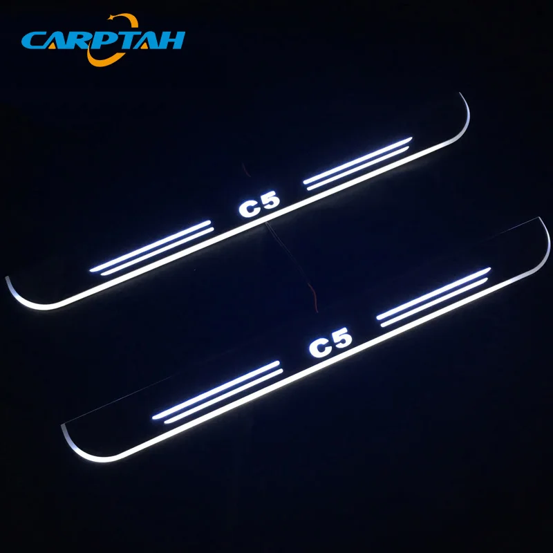 CARPTAH отделкой педаль автомобиля внешние Запчасти светодиодный порога Накладка