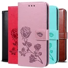 Кожаный чехол-бумажник для Samsung Galaxy A01, A3 Core, A02S, A31, A32, A10E, Selfie, A52, A72, F41