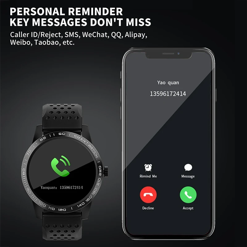 2019 Bluetooth водонепроницаемый шагомер многофункциональный IP68 пульсометр