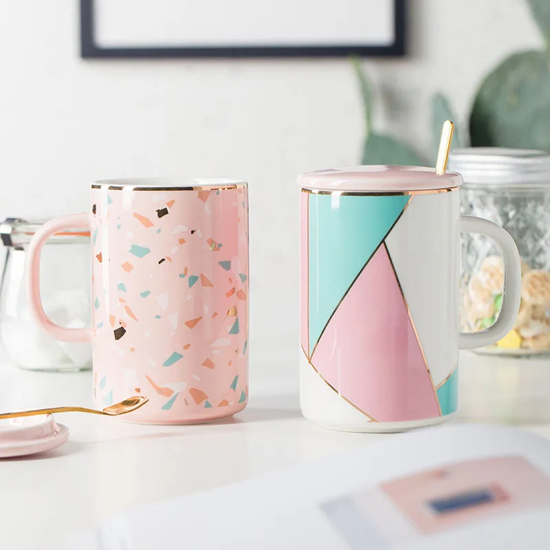 Креативная керамическая кружка в Корейском стиле для современных девушек