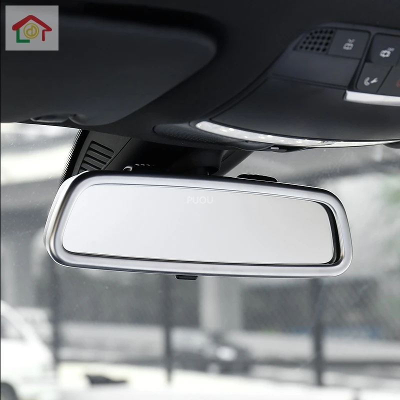 

Хромированный АБС-пластик для Mercedes Benz GLC 2016-2018, декоративная полоса для переднего интерьера автомобиля, зеркала заднего вида, отделка, автом...