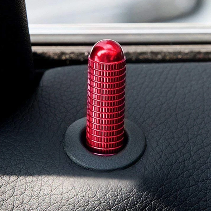 AL21 4 шт. красный алюминиевый болт на замену кнопки замка двери для Mercedes CLA GLA Class (W117