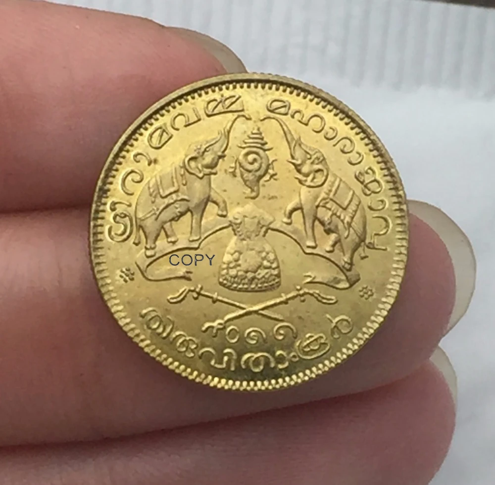 Индия 1881 Золотая монета латунь Металл Имитация монеты|Безвалютные монеты| |