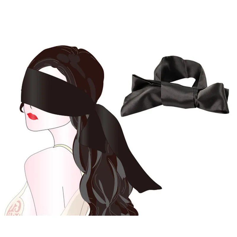 Пикантная маска на глаза с завязанными глазами SM бандажная секс игрушка ролевые