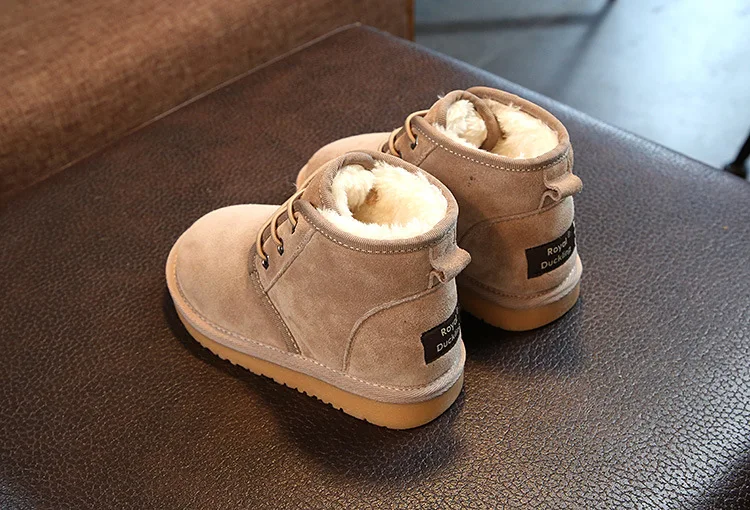 Г. Зимние ботинки для мальчиков chaussure, замшевые сапоги на плоской подошве, теплые школьные туфли из натуральной кожи очень мягкие и удобные на возраст от 1 до 9 лет